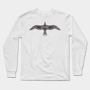 Kitty Hawk, NC Summertime Vacationing Bird Flight Long Sleeve T-Shirt